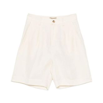 Woolrich Short Shorts, female, Beige, Size: W30 Short Shorts