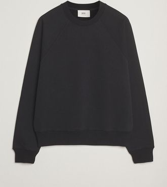 Ami Mens Ami de Coeur Sweatshirt - Black Cotton - Size X-Large