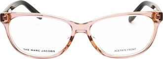 Marc Jacobs MARC462 Acetate Rectangle Eyeglasses - Pink