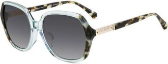 Kate Spade New York Ellery/F/S Asian Fit PJP/9O Womens Sunglasses Blue Size 57