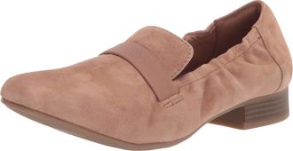 Clarks Womens Tilmont Eve Loafer Flat, Praline Suede, 5.5 UK