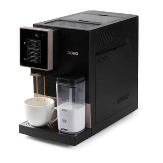 Domo Machine A Expresso Automatique Avec Broyeur - Domo - Do743k - 1350 W - 19 Bar - 125 G Caf&eacute; - Noir