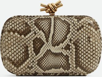 Bottega Veneta Knot - Brown - Women - 100% Python