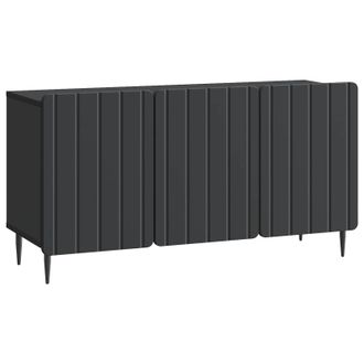 vidaXL Mueble De Tv Negro 99 X 34,5 X 52 Cm Madera De Ingenier&iacute;a Vidaxl