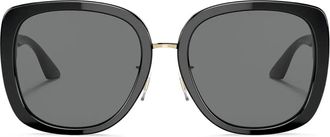 Versace Zonnebril met vierkant montuur - Zwart