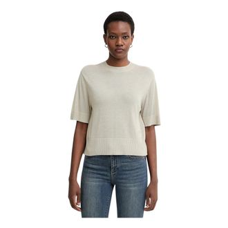 A|X Armani Exchange Mujer, Jerseys, Beige, Talla: S