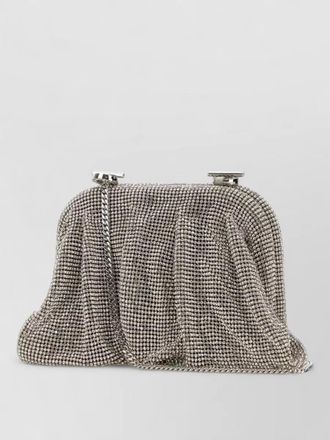 Benedetta Bruzziches venus rhinestone chain shoulder clutch bag