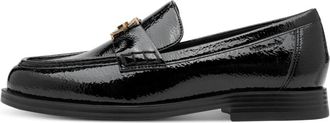 Tamaris Slipper - Dames - Loafers - Zwart - 40 EU - Leer - Schoenen