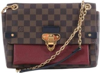 Louis Vuitton Pre-owned Vavin PM Crossbody Bag - Dames - Vintage Schoudertas - Bruin - ONE Size - Leer - Vintage