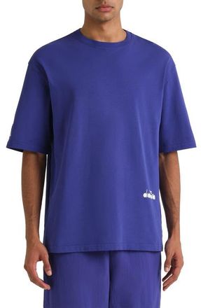 Diadora Legacy II Embroidered Cotton Graphic T-Shirt in Navy at Nordstrom, Size Xx-Large