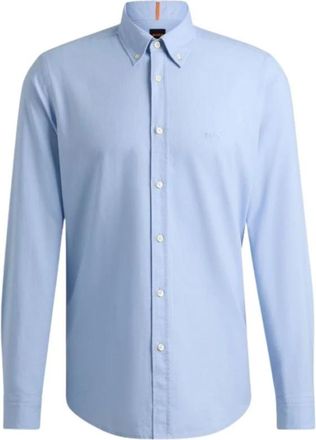 HUGO BOSS Overhemden > Casual Overhemden - Heren - Casual Overhemden - Blauw - 2XL - Overhemden