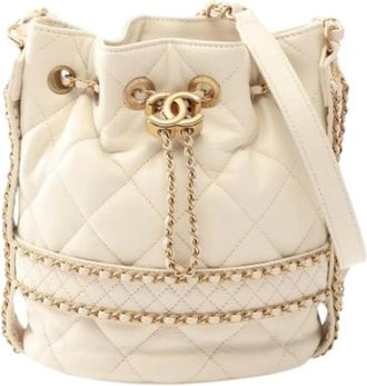 Chanel Pre-owned Vintage Bucket Bag - Pre-owned - Mujer - Blanco - ONE SIZE