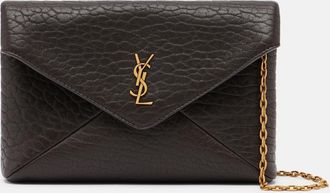 Saint Laurent Clutch Cassandre Small in pelle