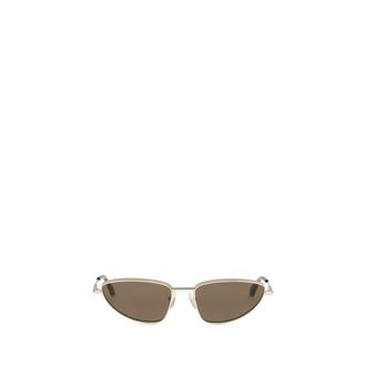 Alexander McQueen Alexander Mcqueen Womens Sunglasses Metal Frame Eye Protection - Tan - One Size