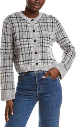 Naadam Naadam Luxe Wool & Cashmere Jacquard Cardigan