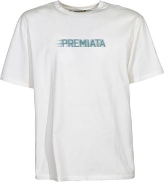 Premiata Pa 1057 T-Shirt - Heren - T-shirts - Wit - L - Katoen - Tops