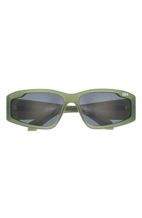 Off-white Kimball 64mm Sunglasses in Olive Green Dark Gre at Nordstrom Rack