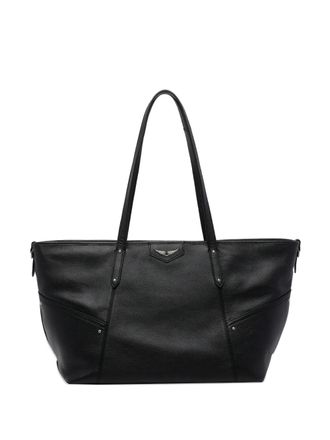 Zadig&Voltaire Shopper met ritszak - Zwart