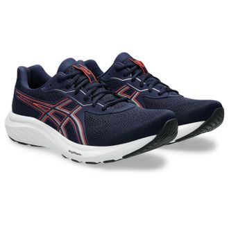 Asics Laufschuh ASICS GEL-CONTEND 9, Damen, Gr. 46, rot (midnight, flash rot), Textil, Schuhe Laufschuh, mehr D&auml;mpfung