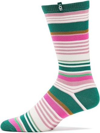 UGG Kashton Crew Womens Sock Curb Appeal Stripe, Cotton/Polyamide/Polyester