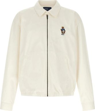 Polo Ralph Lauren The Polo Bear Big Jacket - Heren - Zomerjassen - Wit - M - Katoen - Jassen