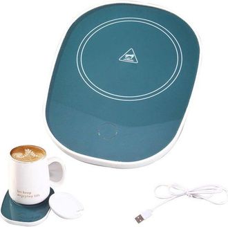 OEM Posavasos Calefactable, Usb, Calentador De Tazas, Calentador De Tazas Usb, 16 W, Antideslizante, Calentador De Tazas, 55 Grados, Cacao, Leche
