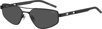 HUGO BOSS HG 1414/S 003(Ir) Zonnebril - Heren - Zonnebrillen - Zwart - 58 MM - Accessoires