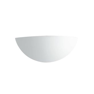 Luce-Ambiente-Design Aplique de yeso blanco pintable 13x17x41cm