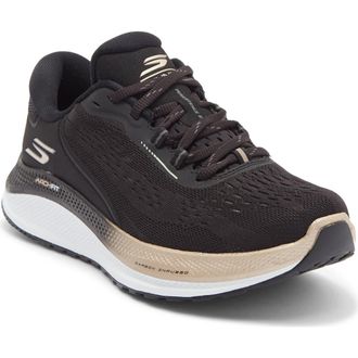 Skechers Go Run Persistence Running Shoe in Black/Rose Gold at Nordstrom Rack, Size 5.5