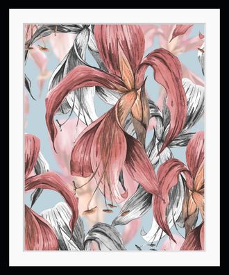 Queence Bild »Joachim« HD Premium Poster-Druck inkl. Holzrahmen