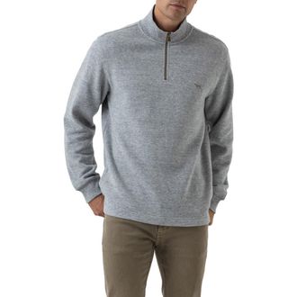 Rodd & Gunn Alton Ave Regular Fit Pullover Sweatshirt in Fog at Nordstrom, Size Xxx-Large