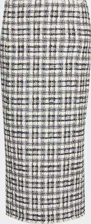 Thom Browne Patterned Low-Rise Midi Skirt