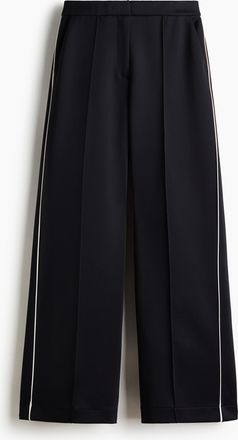H&M Elegante Hose aus Scuba - Schwarz