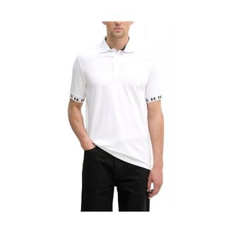 Karl Lagerfeld Polo Shirt - male - Karl Lagerfeld - Polo Shirts - White - XL - Tops