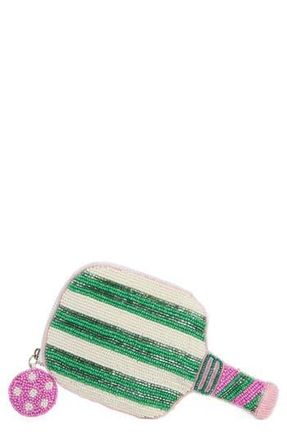 Collection XIIX Beaded Pickleball Paddle Coin Purse in Green Multi at Nordstrom Rack