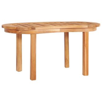 vidaXL Mesa De Centro De Madera Maciza De Teca 90x50x45 Cm Vidaxl