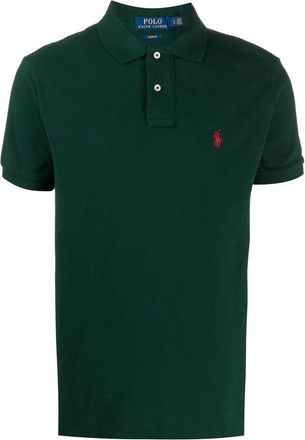 Ralph Lauren Dark Green Embroidered Logo Polo Shirt