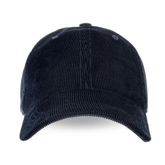 Acne Studios Corduroy Baseball Cap - unisex - Accessoires - Blauw - Maat: ONE Size Corduroy