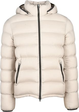 Herno Matte Finish Quilted Down Jacket With High Collar