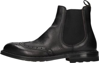 Fabi Beatles Enkellaarsjes - Heren - Schoenen - Zwart - Maat: 44 EU Leer