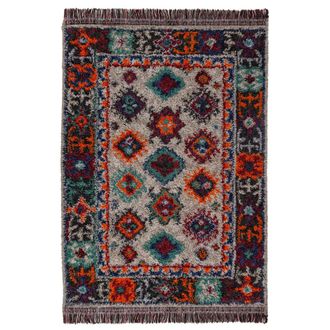 Flair Rugs Alfombra shaggy multicolor 133x190cm