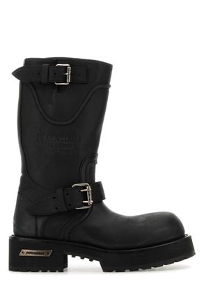 Balenciaga Black Leather Boots