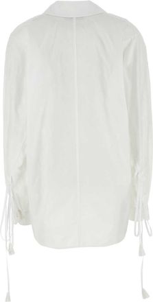 Gucci Womens Poppy Shirt White Cotton
