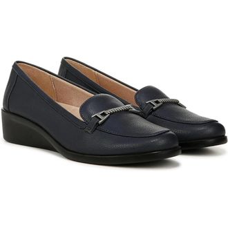Life Stride Jovial Bit J2743S1400 Loafers Womens Navy Wedge Heel HTAT960