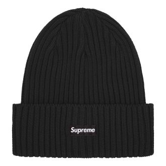 SUPREME Overdyed Beanie Black SS25BN3-BLACK