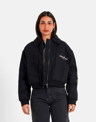 Sixth June Giacca teddy nera testurizzata-Nero