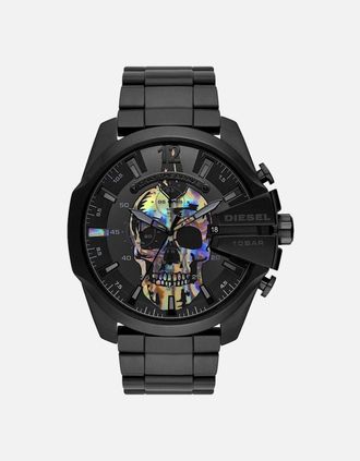 Diesel Mens Diesel DZ4582 Mega Chief Analog Black Dial Mens Watch