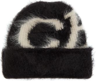 Cole Buxton Logo Brushed Alpaca-blend Beanie - Black - One Size