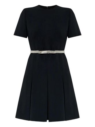 Versace Abito Da Cocktail Con Cintura In Cristalli-Donna