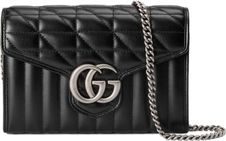 Gucci (WMNS) Gucci GG Marmont Mini Bag Black 474575-DTD5N-1000